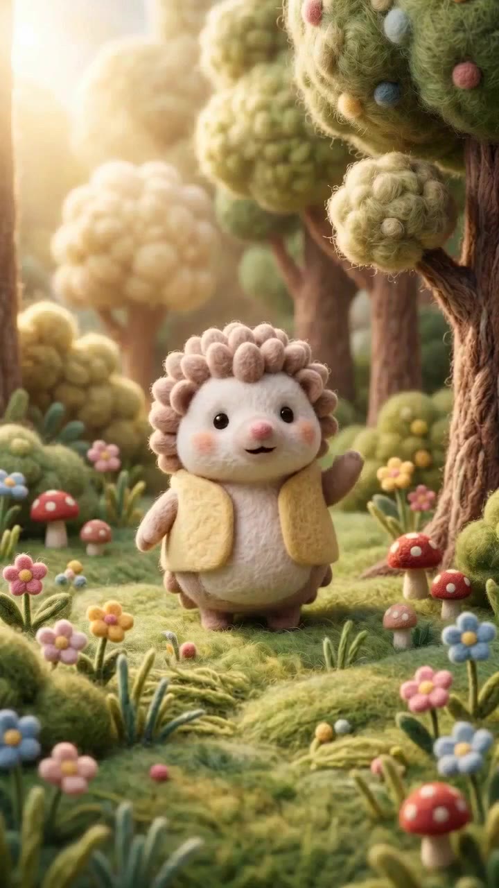 The Little Hedgehog's Magic Quills: An Apple Party at Preschool